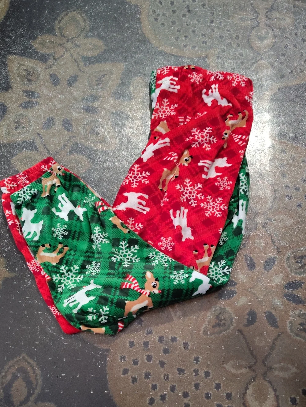 Rudolph 8/10 Kids Pj Bottoms, $25